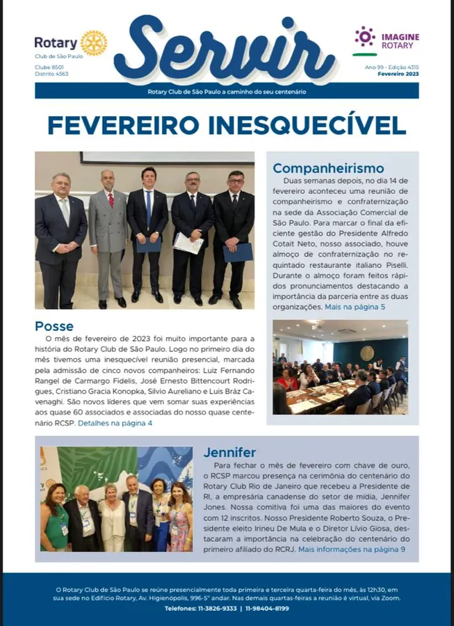 Foto do repositório histórico do Rotary Clube de São Paulo (2025)