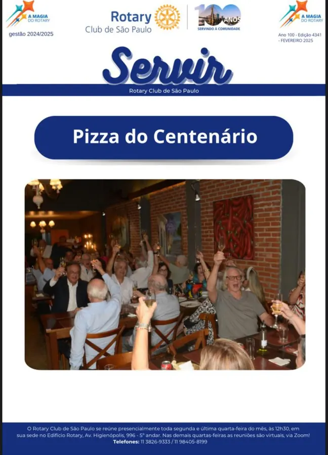 Foto do repositório histórico do Rotary Clube de São Paulo (2025)