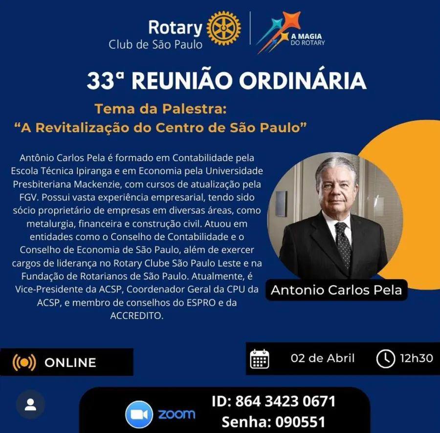 Foto do repositório histórico do Rotary Clube de São Paulo (2025)