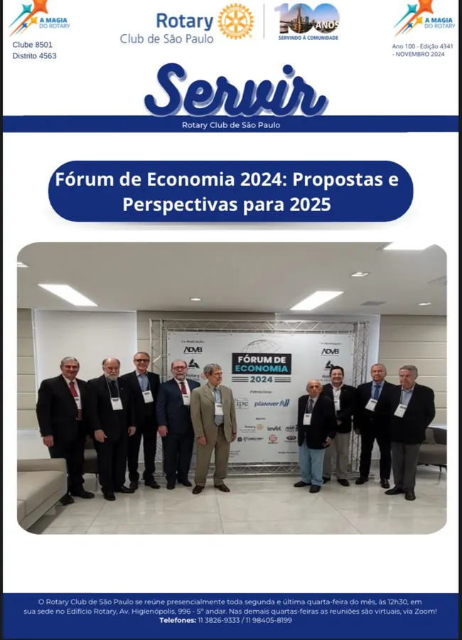 Foto do repositório histórico do Rotary Clube de São Paulo (2025)