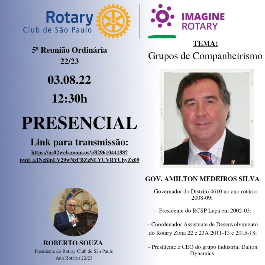 Foto do repositório histórico do Rotary Clube de São Paulo (2025)