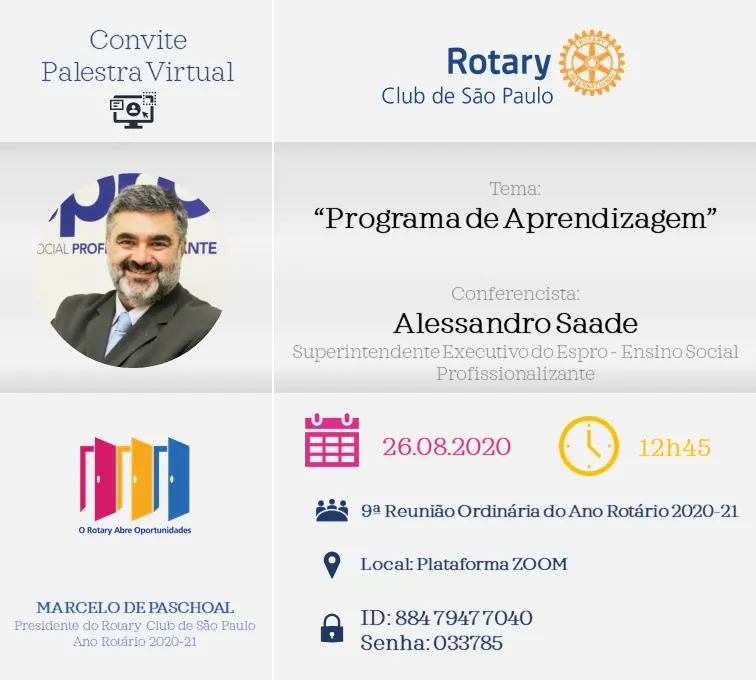 Foto do repositório histórico do Rotary Clube de São Paulo (2025)