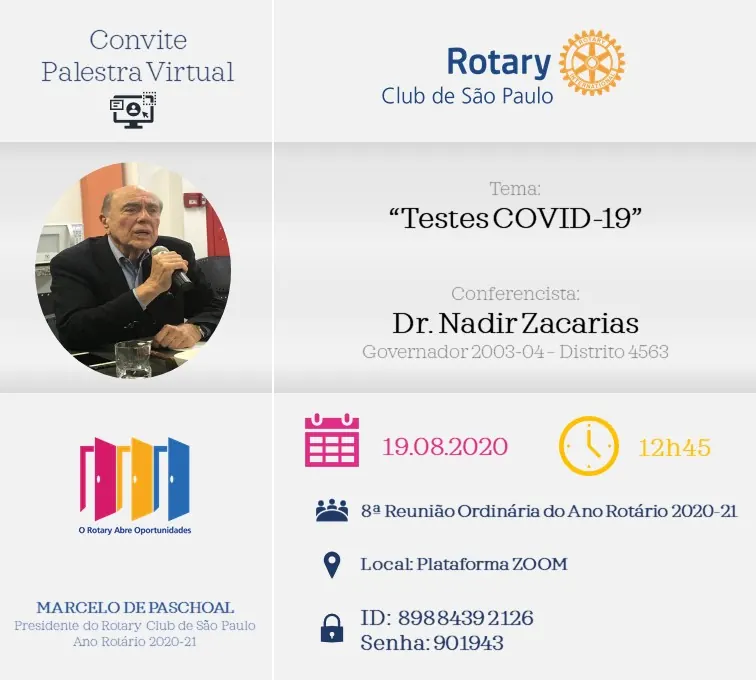Foto do repositório histórico do Rotary Clube de São Paulo (2025)