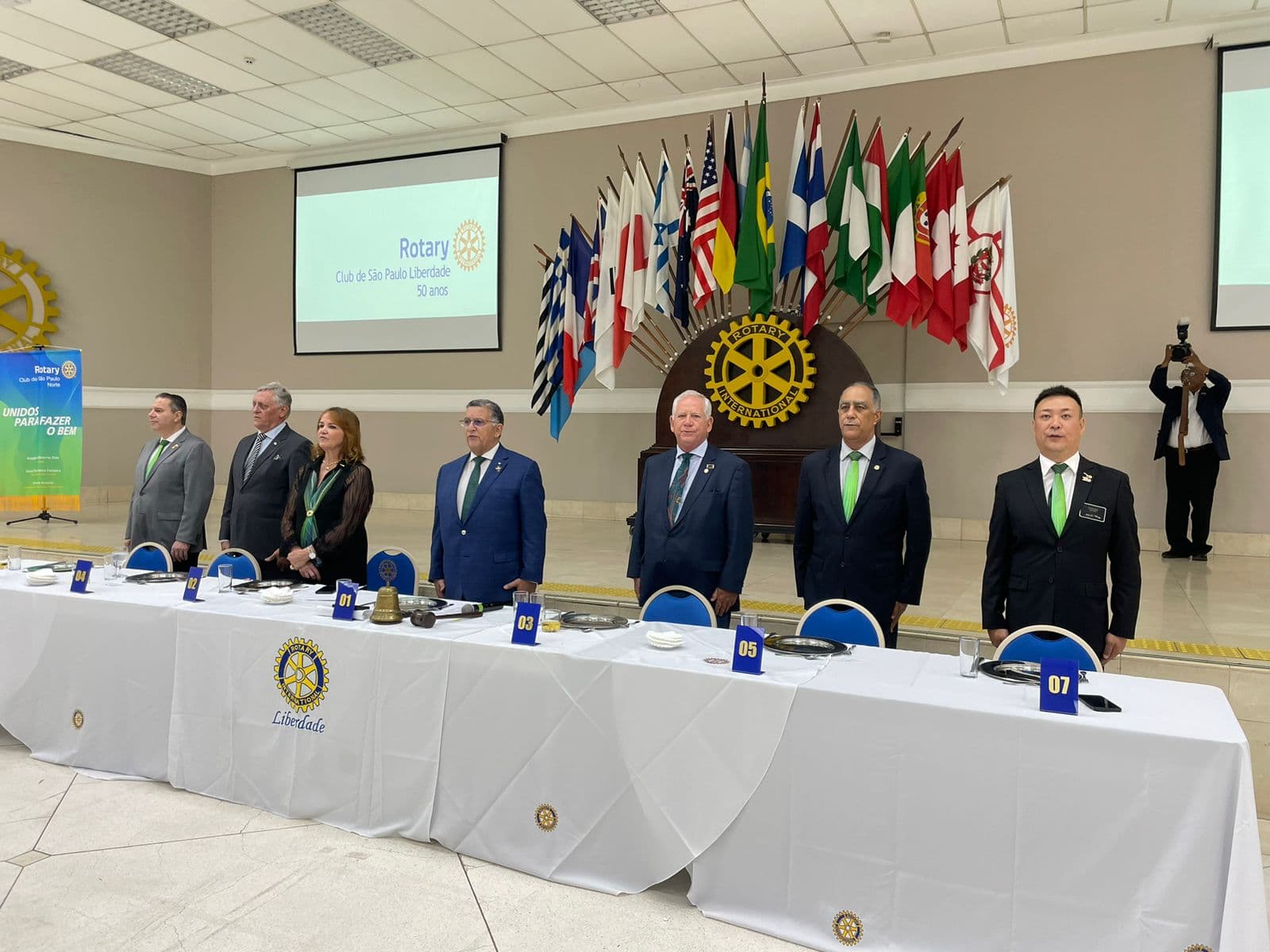Registro fotográfico da gestão 2025/2026 do Rotary Clube de São Paulo