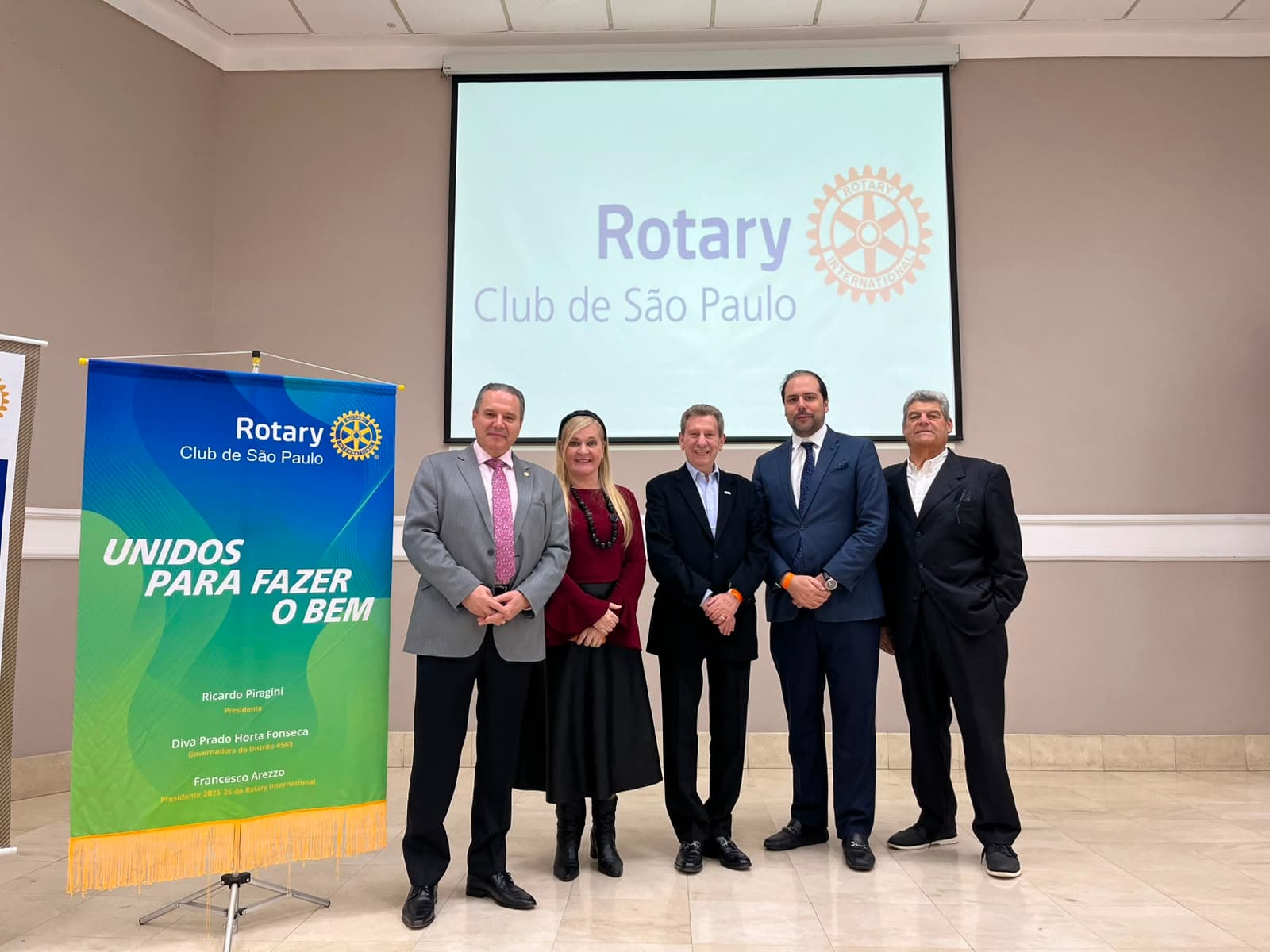 Registro fotográfico da gestão 2025/2026 do Rotary Clube de São Paulo