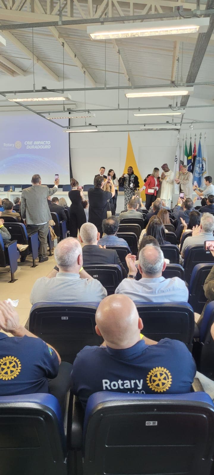 Visita ao Brasil do Presidente do Rotary Clube Internacional, Sr. Olayinka Babalola, no Rotary Clube de São Paulo