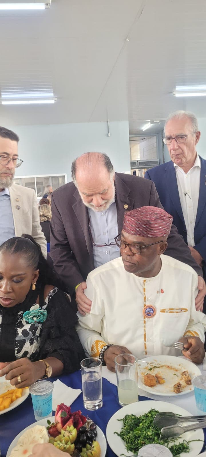 Visita ao Brasil do Presidente do Rotary Clube Internacional, Sr. Olayinka Babalola, no Rotary Clube de São Paulo