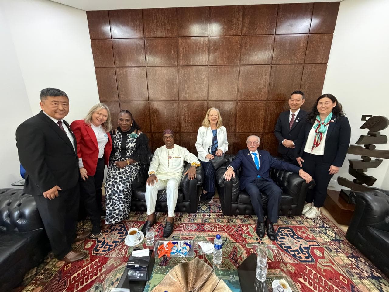 Visita ao Brasil do Presidente do Rotary Clube Internacional, Sr. Olayinka Babalola, no Rotary Clube de São Paulo
