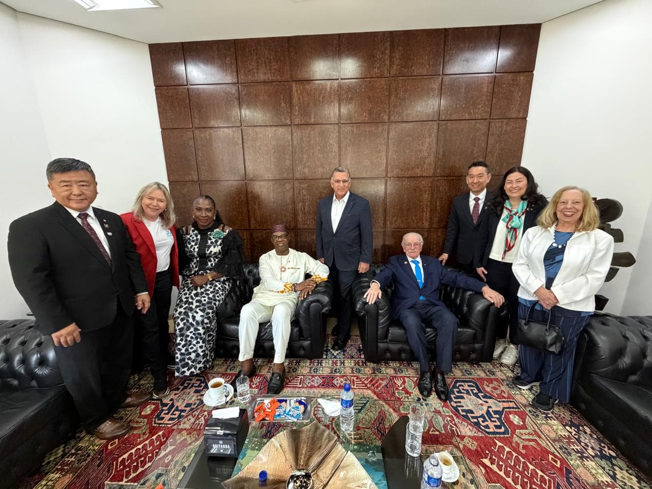Visita ao Brasil do Presidente do Rotary Clube Internacional, Sr. Olayinka Babalola, no Rotary Clube de São Paulo
