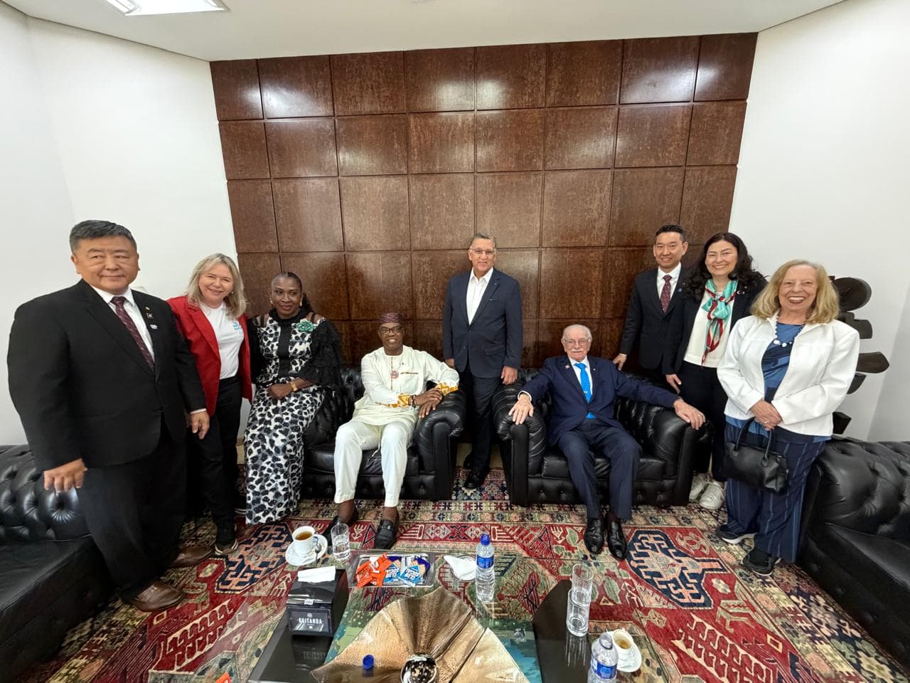 Visita ao Brasil do Presidente do Rotary Clube Internacional, Sr. Olayinka Babalola, no Rotary Clube de São Paulo