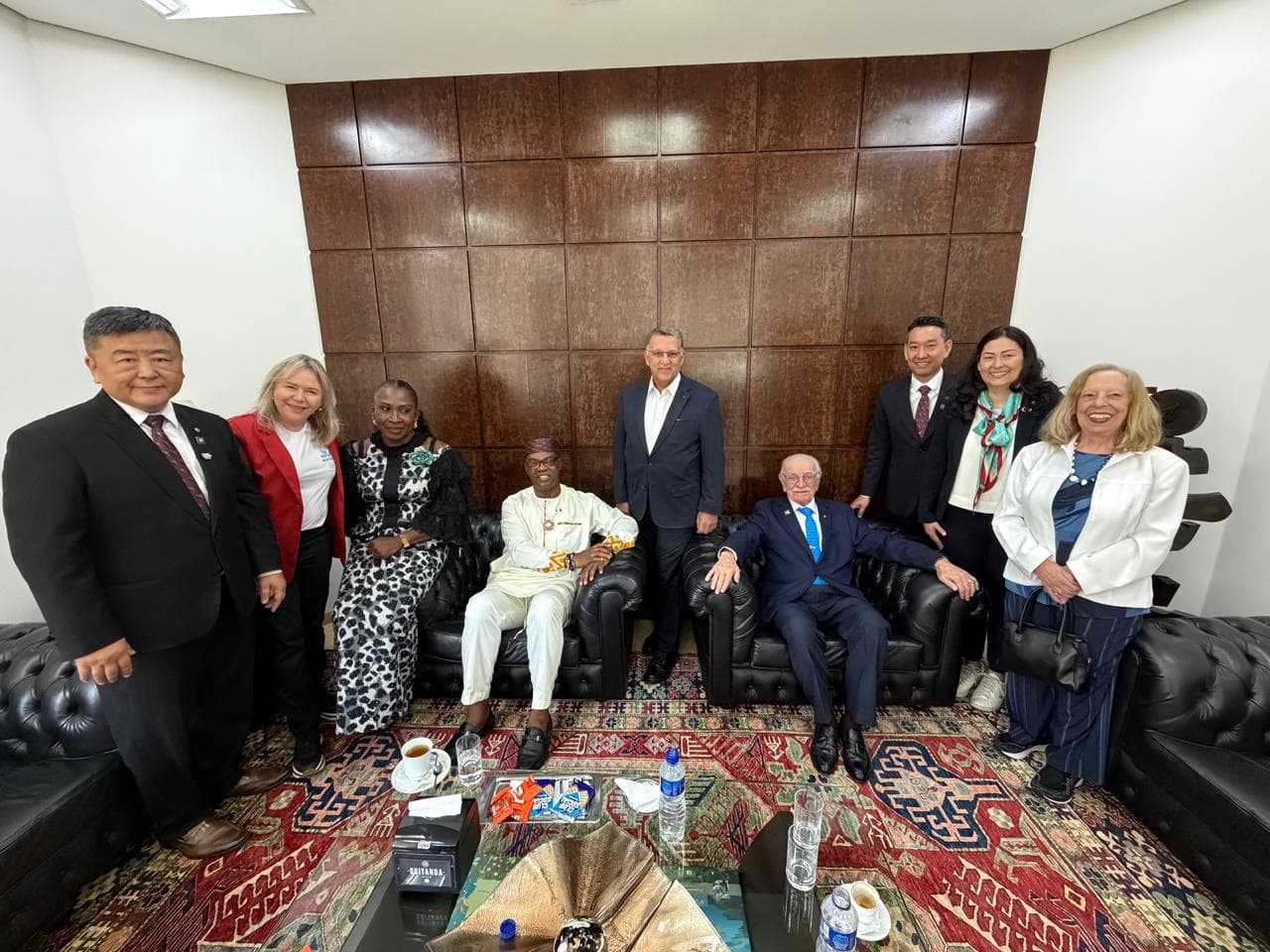 Visita ao Brasil do Presidente do Rotary Clube Internacional, Sr. Olayinka Babalola, no Rotary Clube de São Paulo