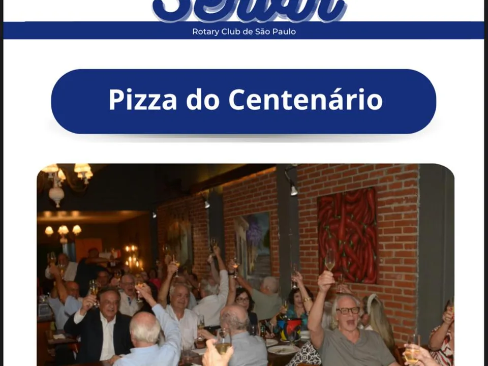 Boletim Servir do Centenário - Memória no acervo do Rotary Clube de São Paulo