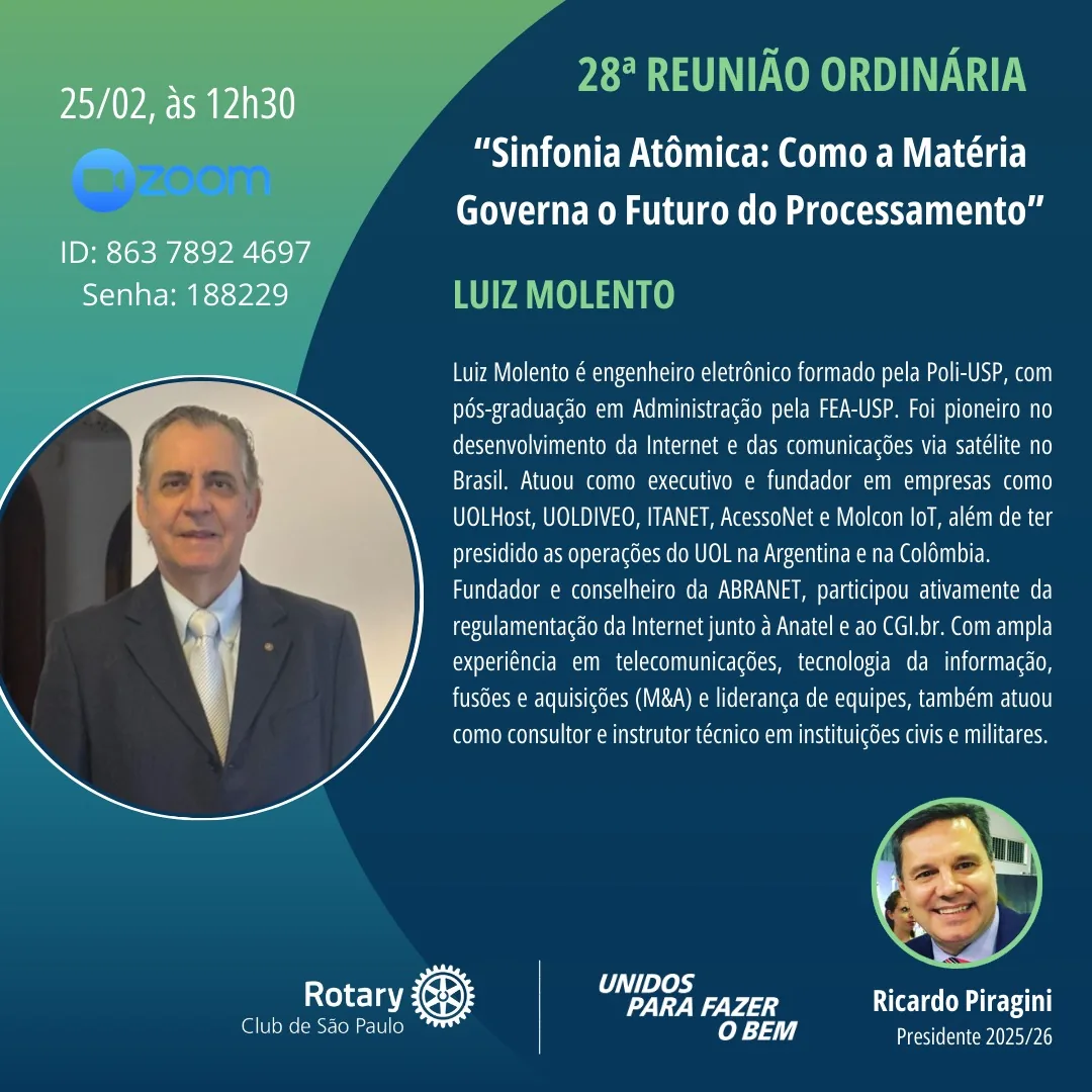 28ª Reunião Ordinária - Rotary Clube de São Paulo