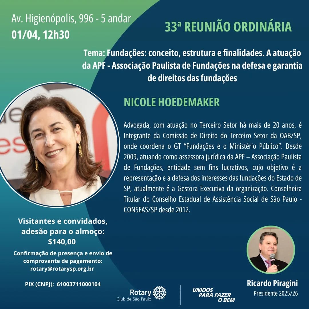 Calendario de eventos RCSP..pdf - Rotary Clube de São Paulo