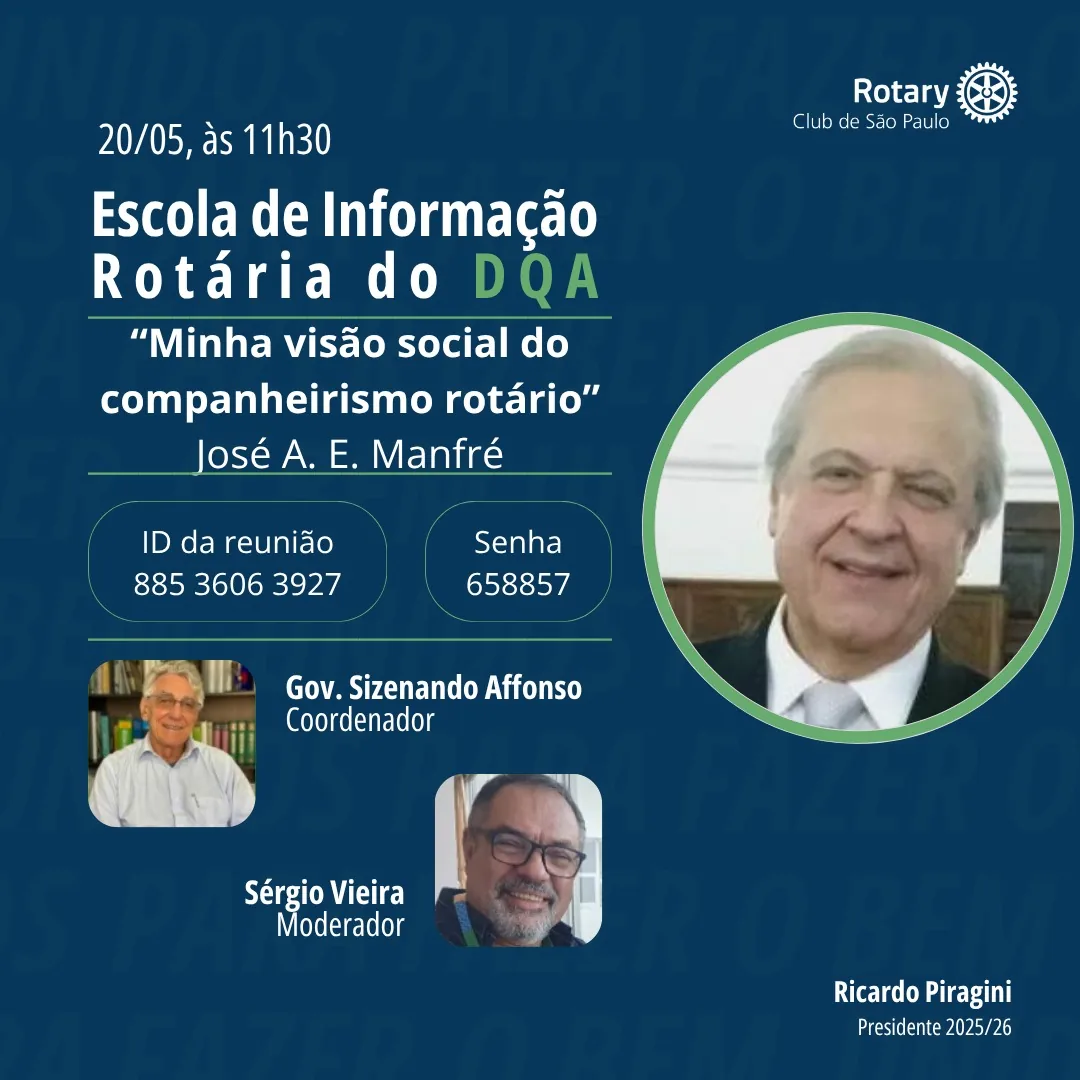 José Antonio Encinas Manfré - Rotary Clube de São Paulo