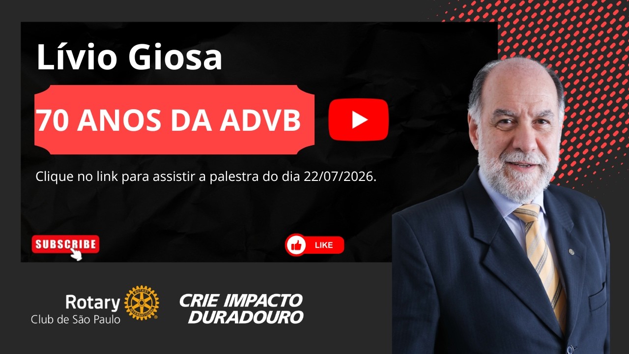 Vídeo da reunião ordinária com Lívio Giosa sobre os 70 anos da ADVB